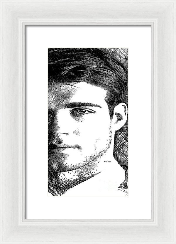 Framed Print - Male Portrait