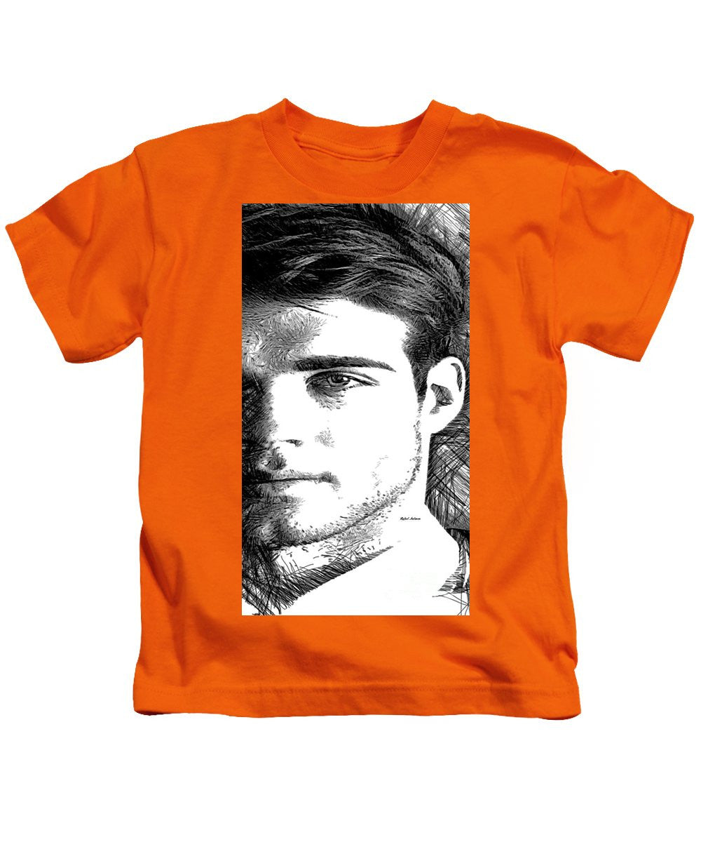 T-shirt pour enfant - Portrait d'homme