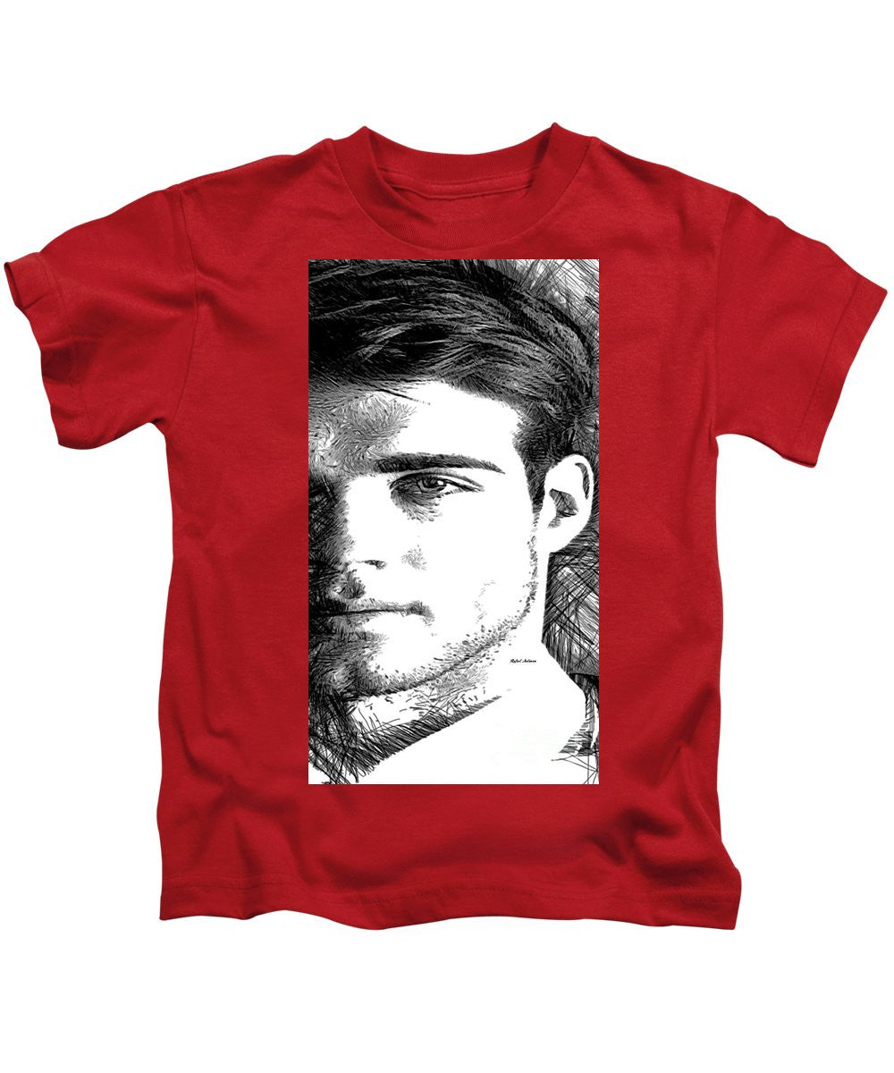 T-shirt pour enfant - Portrait d'homme