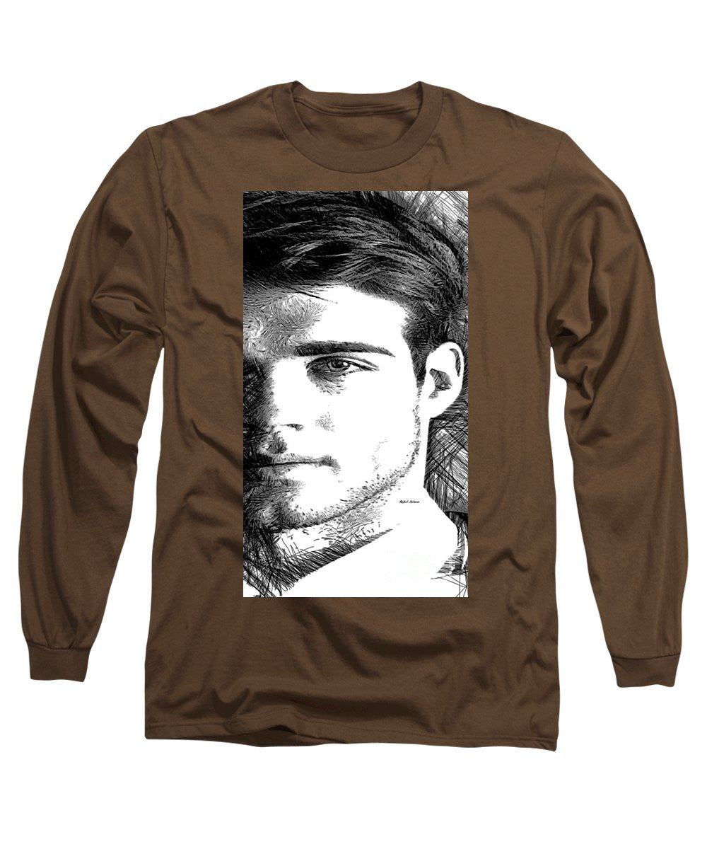 Long Sleeve T-Shirt - Male Portrait