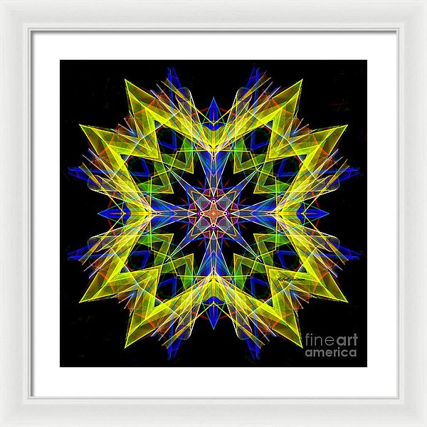 Mandala 3138 - Framed Print