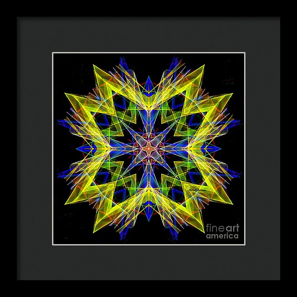 Mandala 3138 - Framed Print