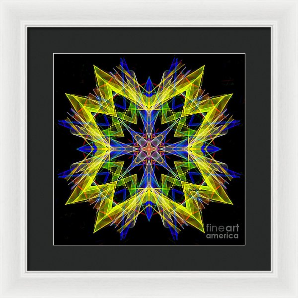 Mandala 3138 - Framed Print