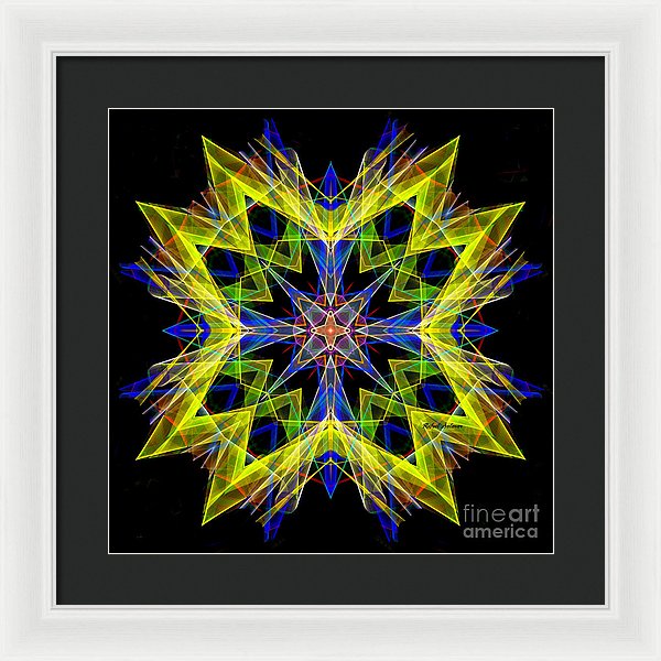 Mandala 3138 - Framed Print