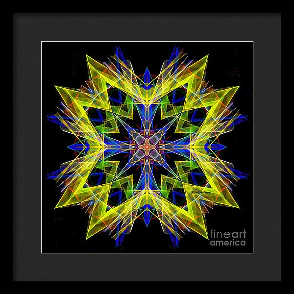 Mandala 3138 - Framed Print