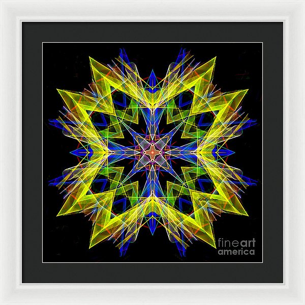 Mandala 3138 - Framed Print