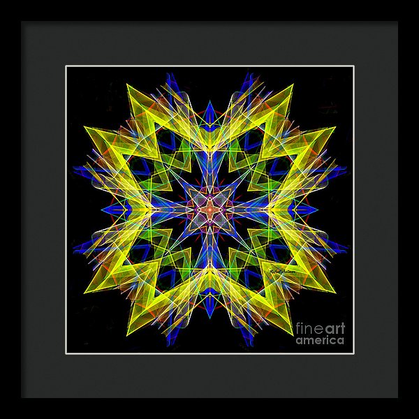 Mandala 3138 - Framed Print