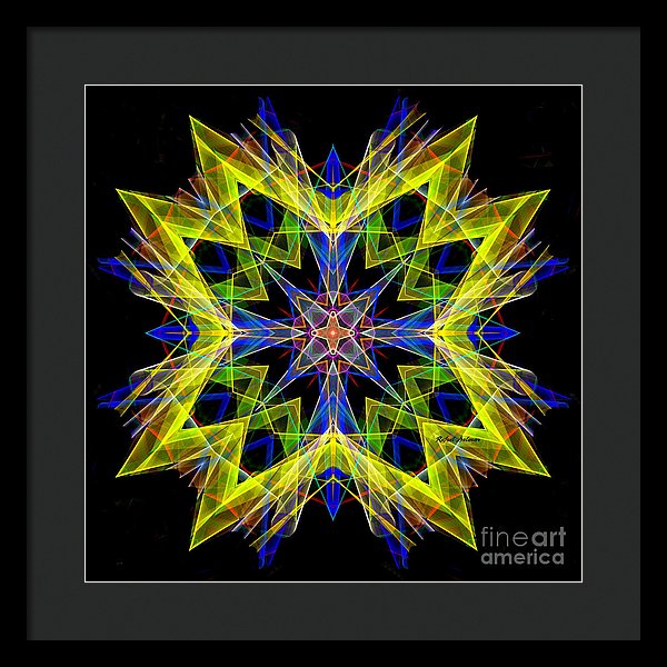 Mandala 3138 - Framed Print