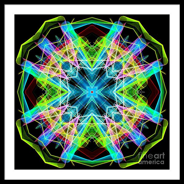 Mandala 3308a  - Framed Print