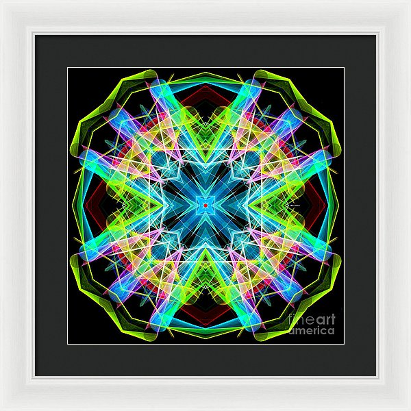 Mandala 3308a  - Framed Print