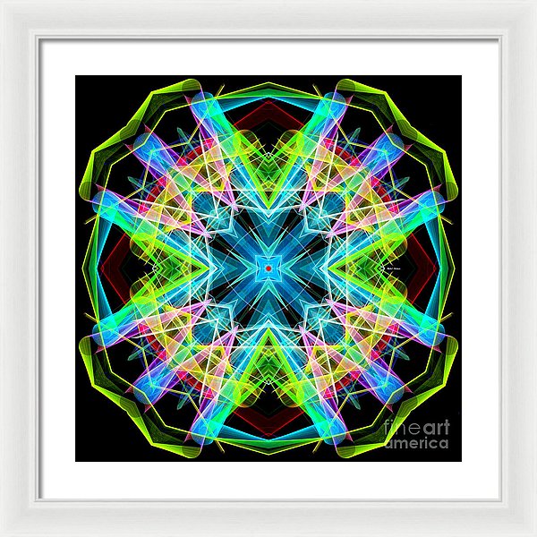 Mandala 3308a  - Framed Print