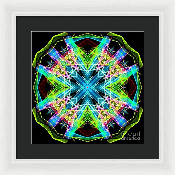 Mandala 3308a  - Framed Print