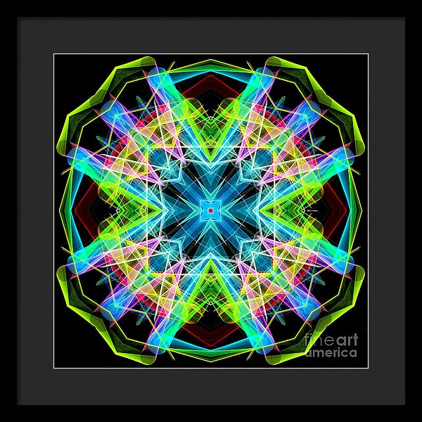 Mandala 3308a  - Framed Print