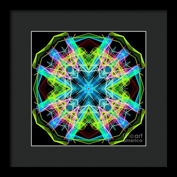 Mandala 3308a  - Framed Print