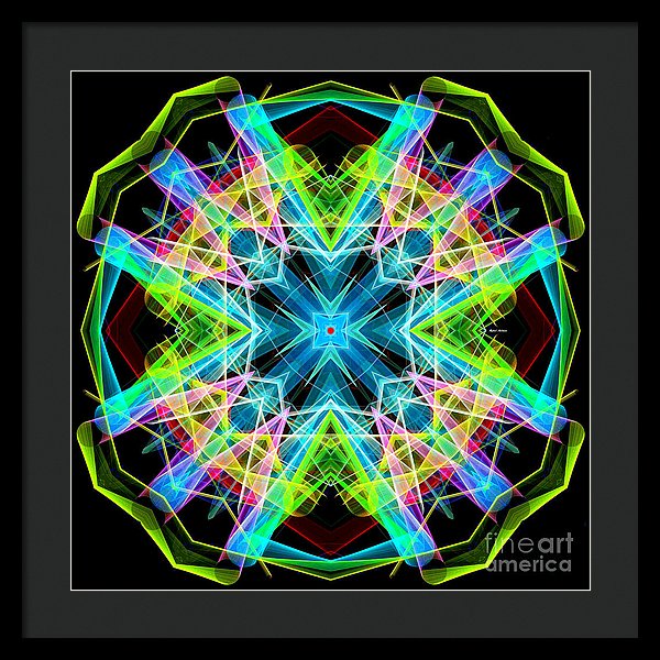 Mandala 3308a  - Framed Print