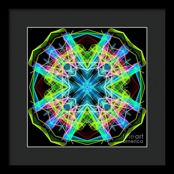 Mandala 3308a  - Framed Print