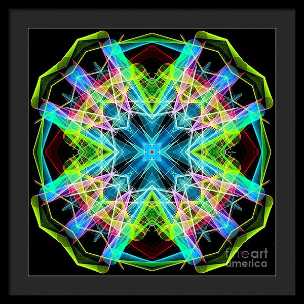 Mandala 3308a  - Framed Print