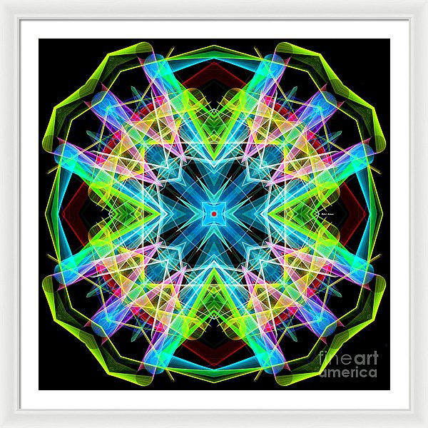 Mandala 3308a  - Framed Print