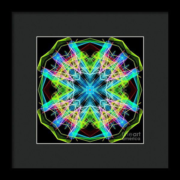 Mandala 3308a  - Framed Print