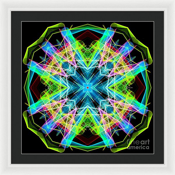 Mandala 3308a  - Framed Print