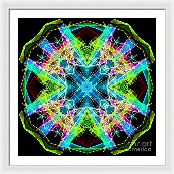 Mandala 3308a  - Framed Print