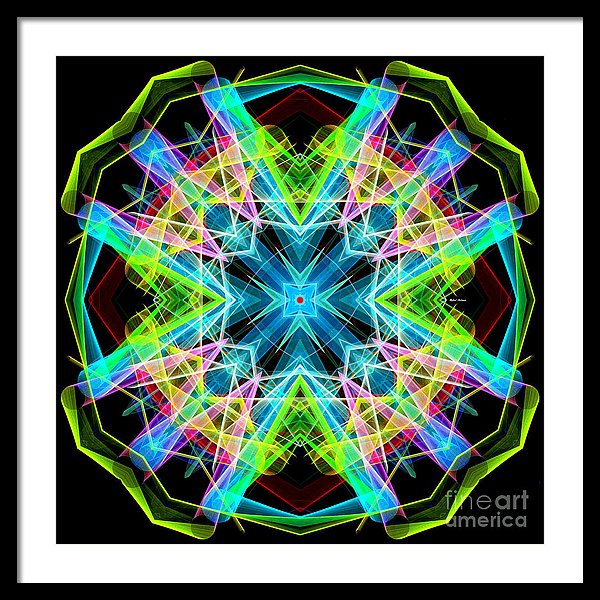 Mandala 3308a  - Framed Print