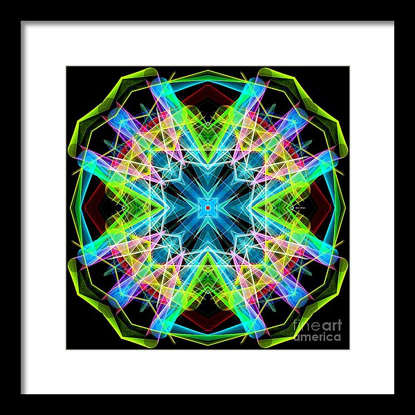 Mandala 3308a  - Framed Print