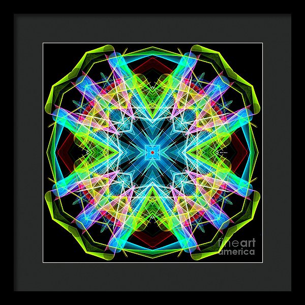 Mandala 3308a  - Framed Print