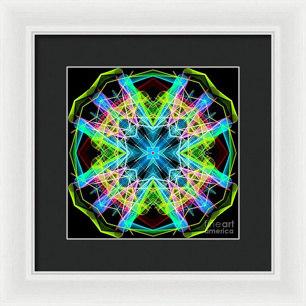 Mandala 3308a  - Framed Print