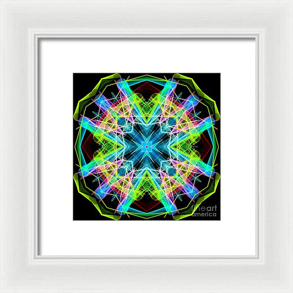 Mandala 3308a  - Framed Print