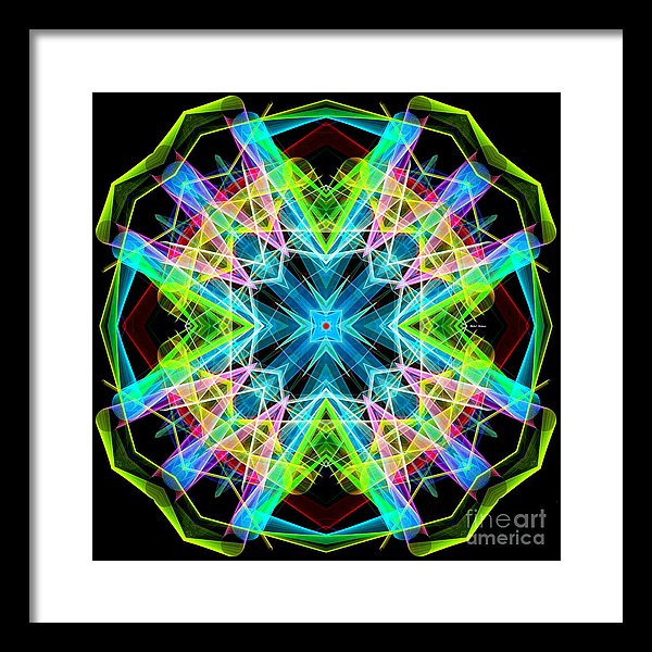 Mandala 3308a  - Framed Print