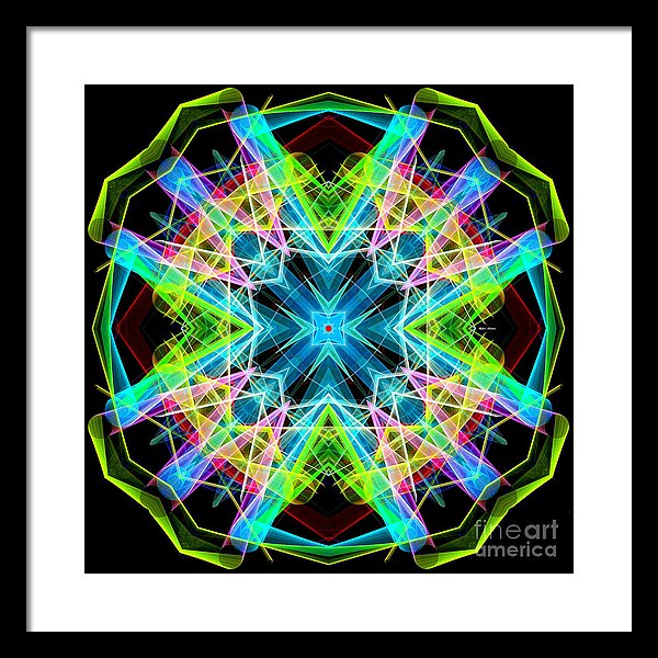 Mandala 3308a  - Framed Print