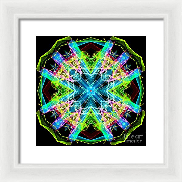 Mandala 3308a  - Framed Print