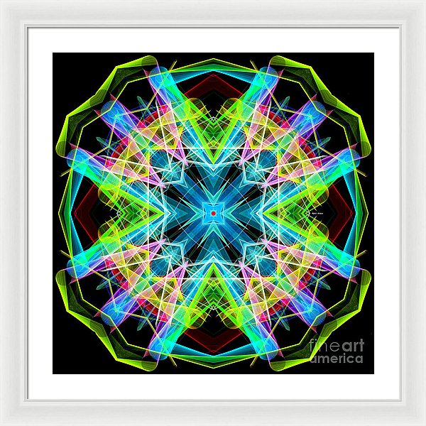 Mandala 3308a  - Framed Print