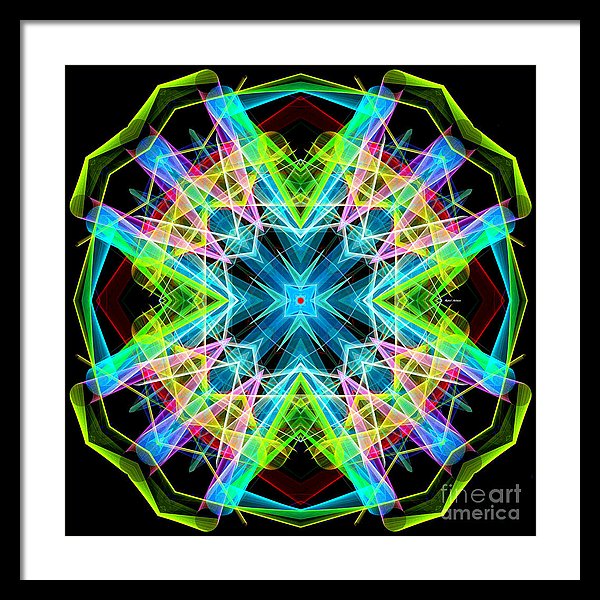 Mandala 3308a  - Framed Print