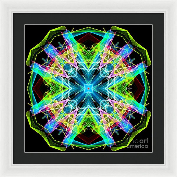 Mandala 3308a  - Framed Print