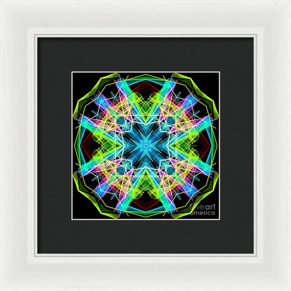 Mandala 3308a  - Framed Print