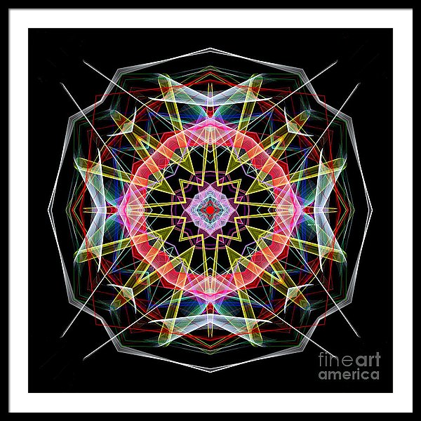 Mandala 3313 - Framed Print