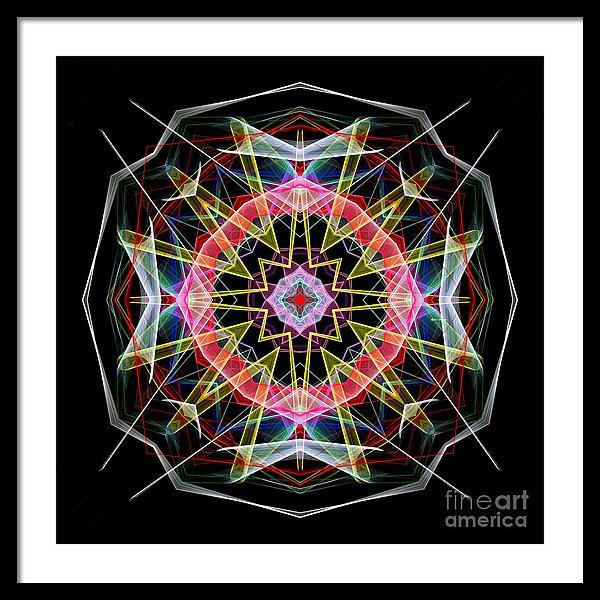 Mandala 3313 - Framed Print