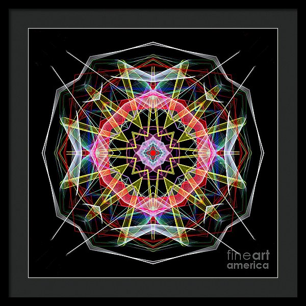 Mandala 3313 - Framed Print