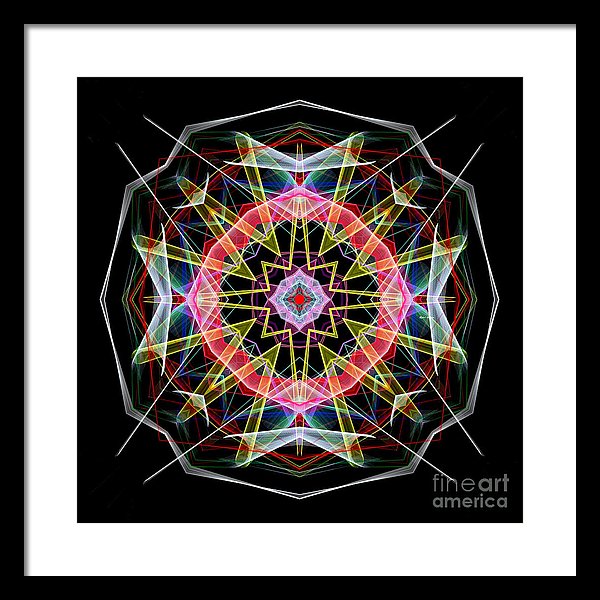 Mandala 3313 - Framed Print