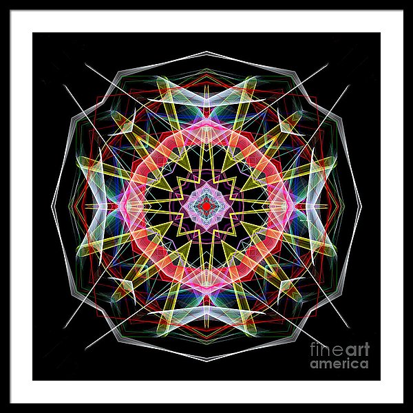 Mandala 3313 - Framed Print