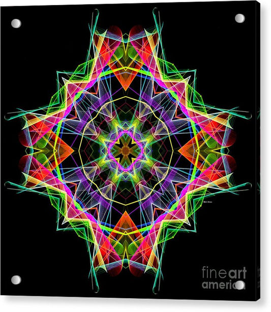 Mandala 3324a - Acrylic Print