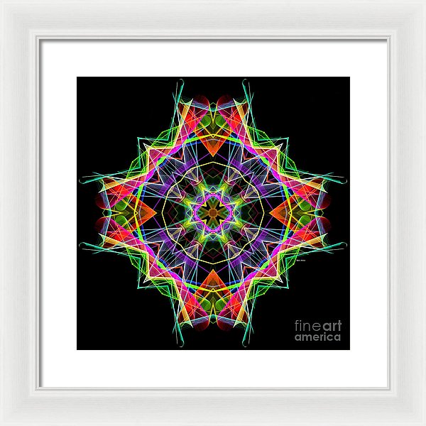 Mandala 3324a - Framed Print