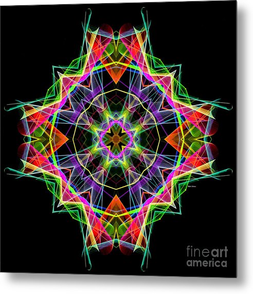 Mandala 3324a - Metal Print