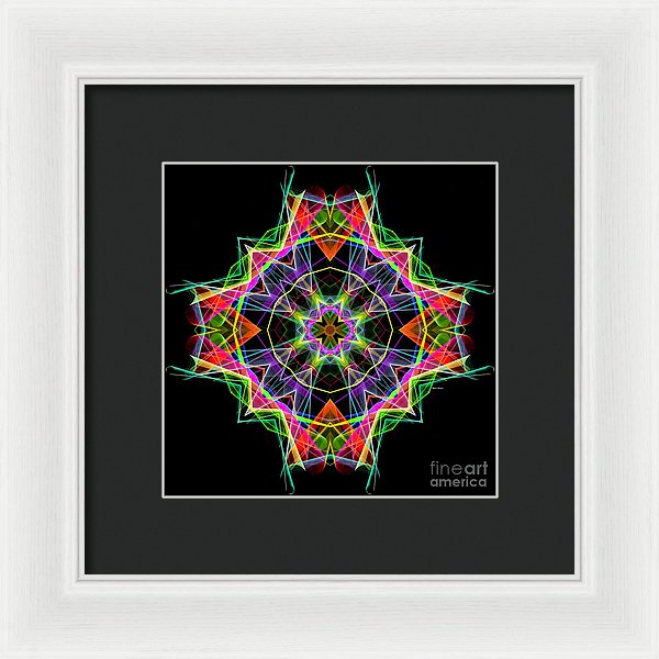 Mandala 3324a - Framed Print