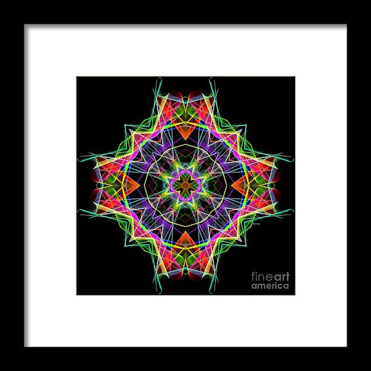 Mandala 3324a - Framed Print