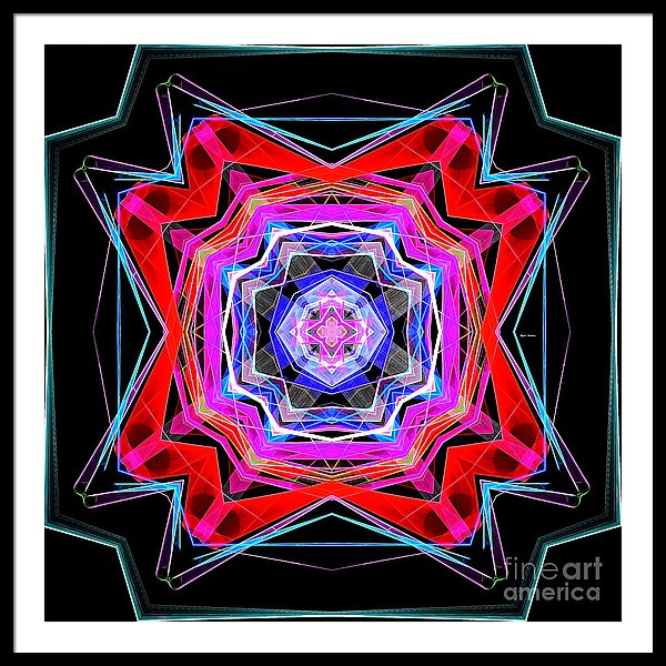 Mandala 3325 - Framed Print