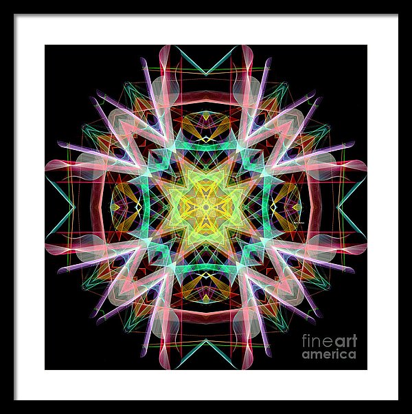 Mandala 3330 - Framed Print