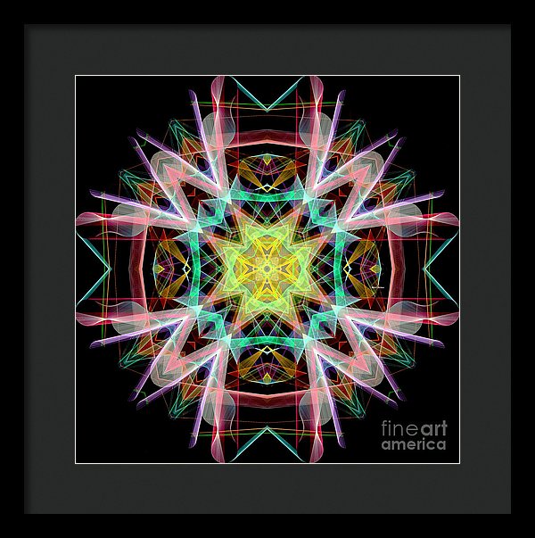 Mandala 3330 - Framed Print